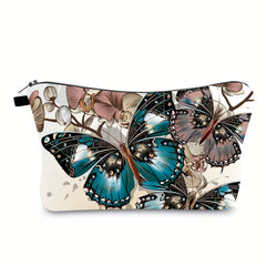 Butterfly Travel Makeup Bag Portable Cosmetic Pouch for Girls and Women