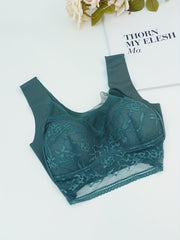 Lace Wireless Bra Breathable Full Coverage Women's Lingerie