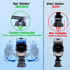 Adjustable Car Phone Mount 360 Rotation Universal Dashboard Holder