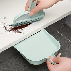 Mini Broom & Dustpan Set - Desktop Cleaning & Quick Cleanups