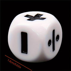 Arithmetical Dice Set for Table Board Game