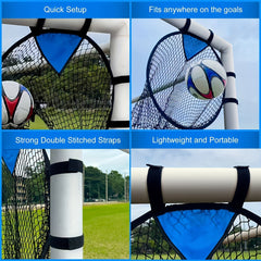 Foldable Soccer Goal Net Ball Shooting Practice Target