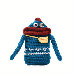 Children's Braided Sausage Mouth Doll Coin Purse Shoulder Bag