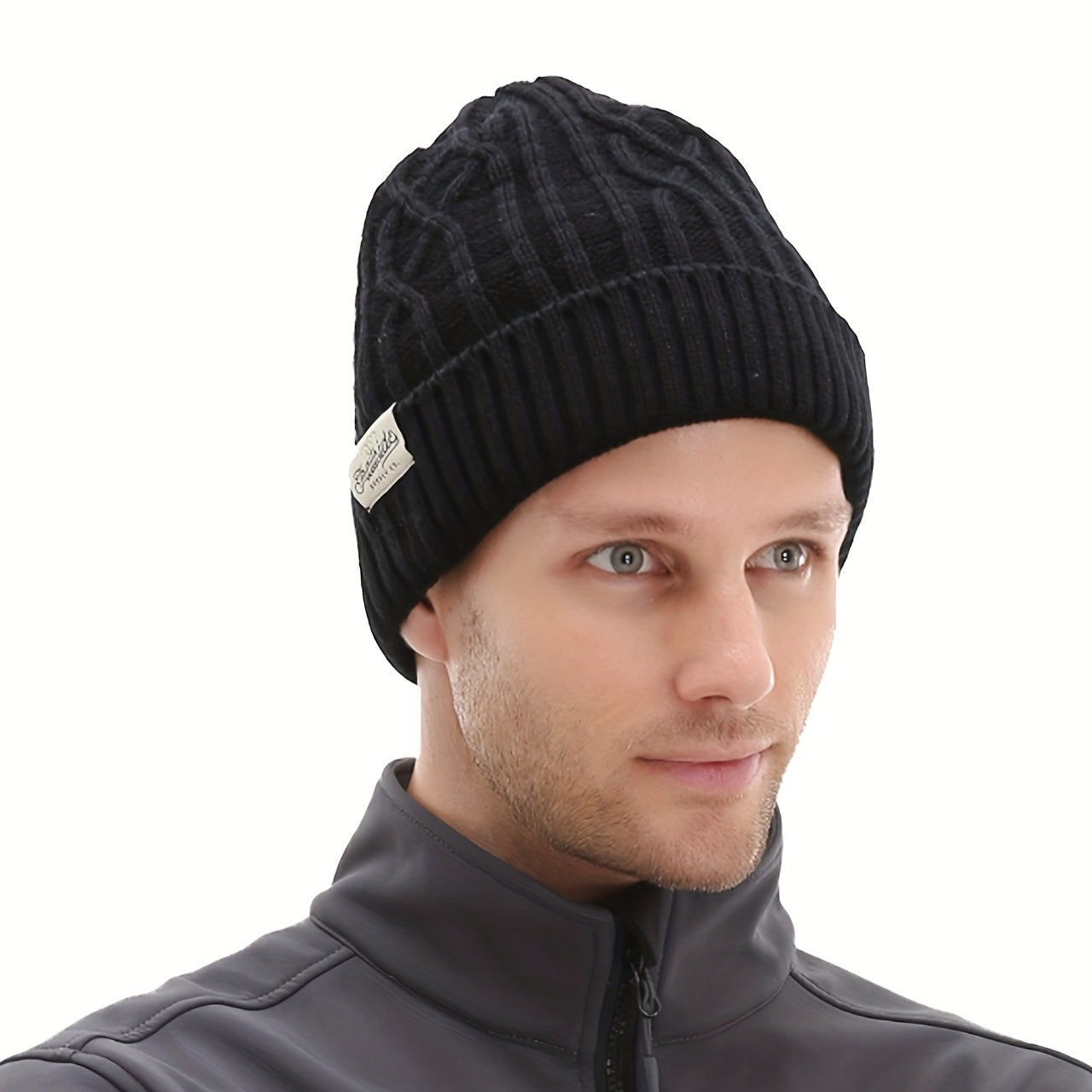 Men's Knitting Skull Cap Warm Windproof Wool Beanie Halloween Decor