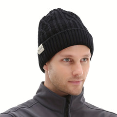 Men's Knitting Skull Cap Warm Windproof Wool Beanie Halloween Decor
