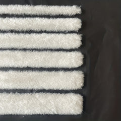 1pc Rex Rabbit Fur Strip Christmas Decoration Cape DIY Accessories
