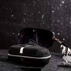 Men's Square Frame Sunglasses Steampunk UV Protection