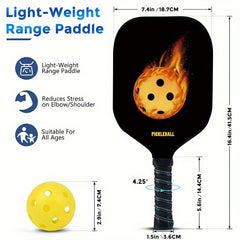 USAPA Approved Fiberglass Pickleball Paddles Set