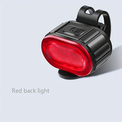 USB Rechargeable Waterproof Bike Light Set