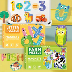 Educational Magnetic Fridge Magnets Set for Kids