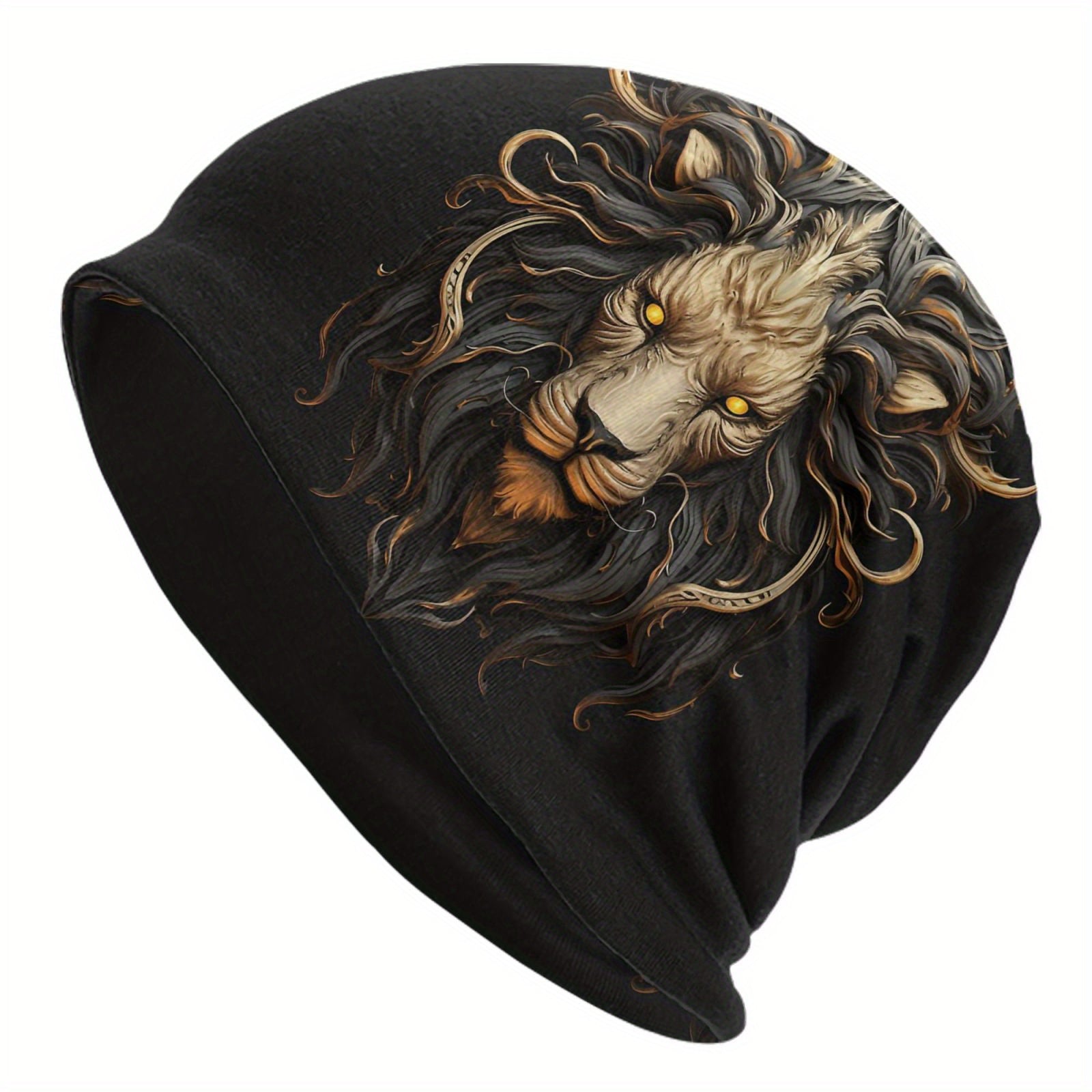 3D Pattern Lightweight Slouchy Beanie For Outdoor Activities