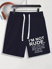 Men's Comfy Casual Drawstring Shorts
