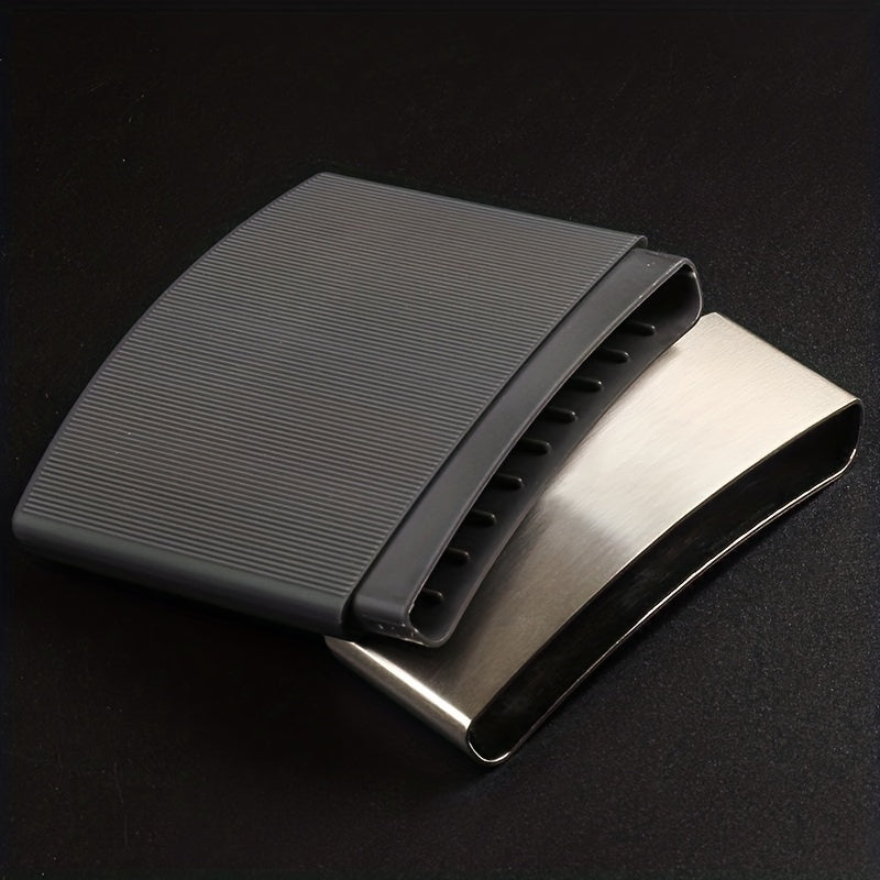 Men's Portable Cigarette Box with Arch Partition Design