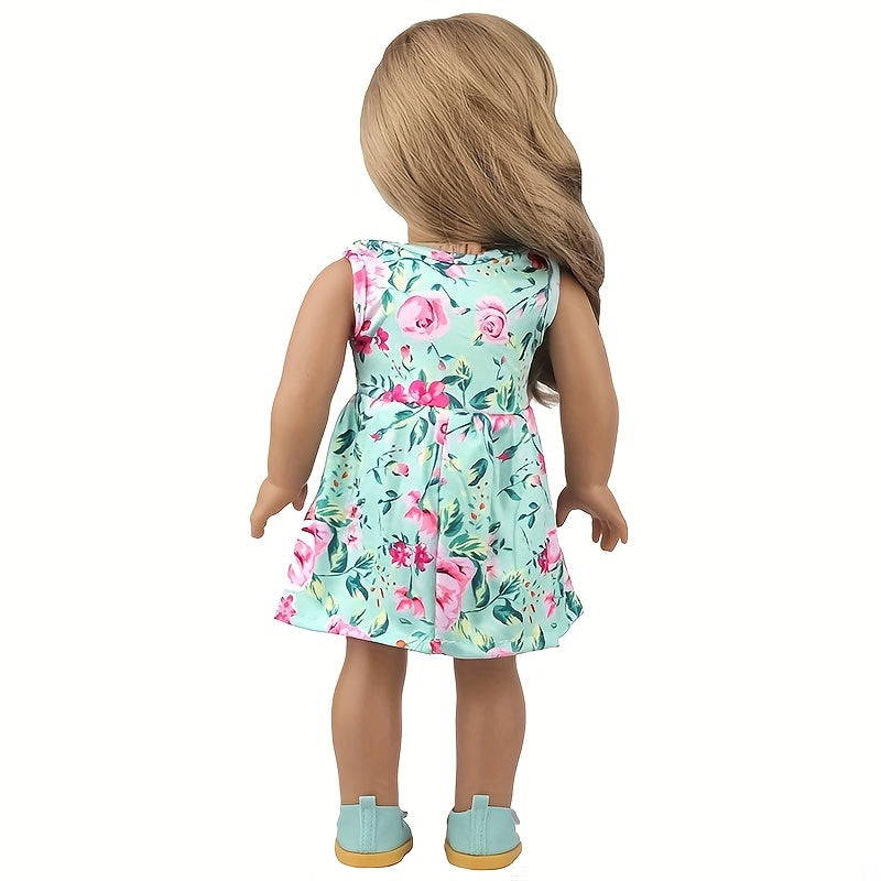 18 Inch Doll Skirt Set with Dress and Underwear