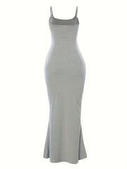 Sexy Summer Maxi Dress Stretch Cami Mermaid Dress