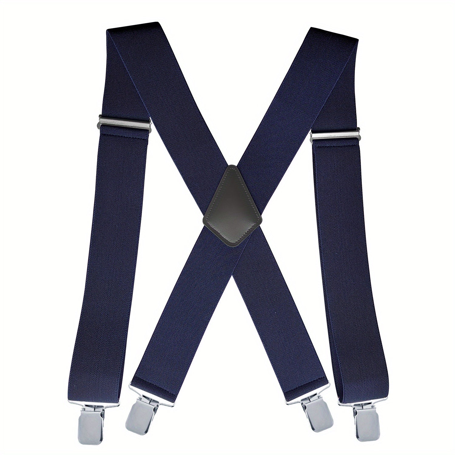 Men's Adjustable Elastic Suspenders Braces Heavy Duty Clip