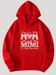 Colorful Kangaroo Pocket Hoodie Long Sleeve Hoodies
