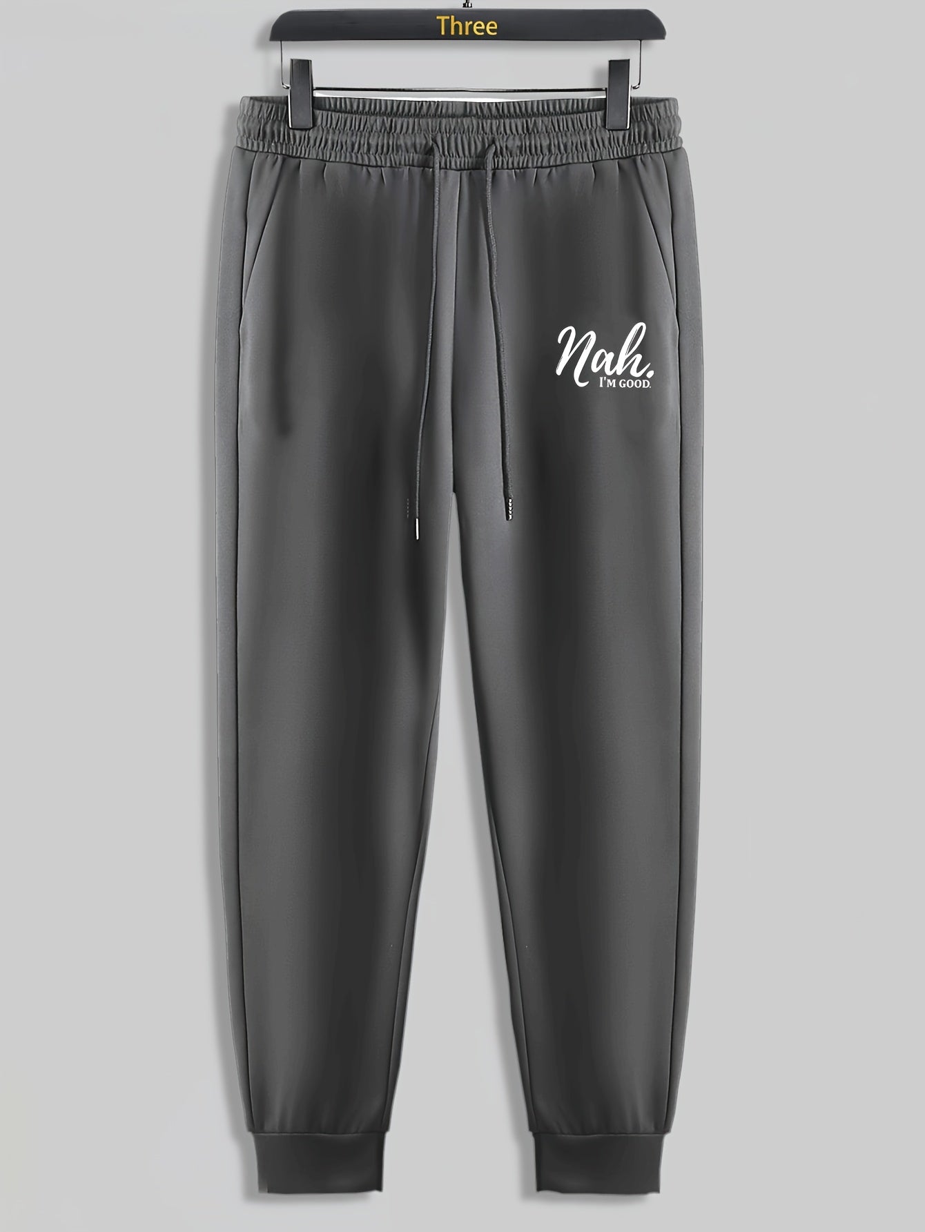 Men's Drawstring Sweatpants Loose Casual Trousers