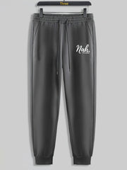 Men's Drawstring Sweatpants Loose Casual Trousers