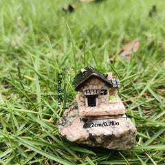 3pcs Love Sea Resin House Ornaments for Magical Fairy Garden
