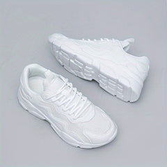 Breathable Mesh Thick Bottom Sneakers Lightweight Running Shoes