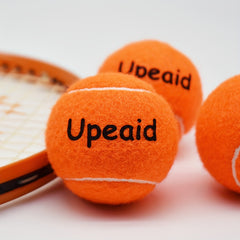 3pcs Tennis Set High Elasticity Durable Chemical Fiber Wool Rubber Balls