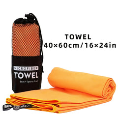 Ultra Fine Fiber Travel Towel Quick Drying Absorbent Compact Gym Yoga Towel