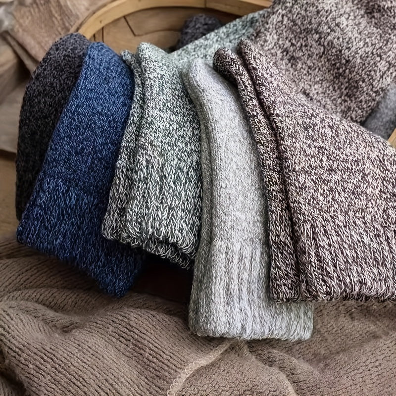 Thickened Warm Winter Crew Socks 1 Pair 5 Pairs