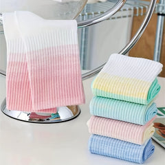 5 Pairs Ombre Crew Socks Comfy & Breathable Mid Tube Socks