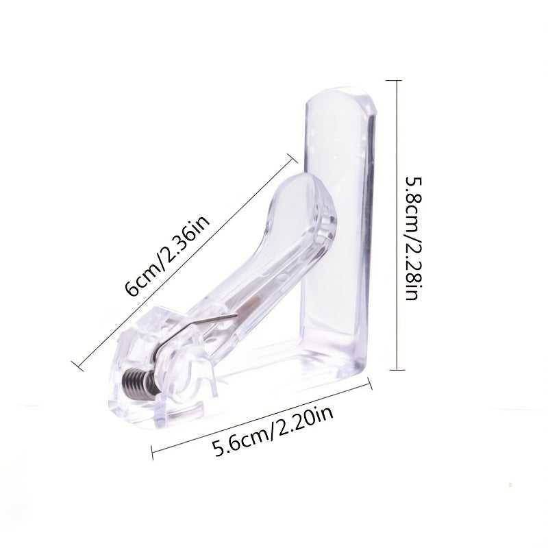 4pcs Plastic Napkin Clips Elastic Tablecloth Clip
