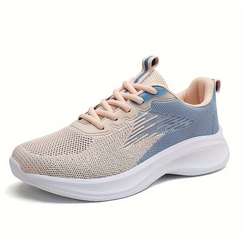 Women's Mesh Tennis Sports Shoes Lightweight Breathable Non-Slip Walking Shoes