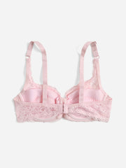 Lace Push Up Bra Comfy & Breathable Bow Tie Women's Lingerie