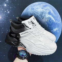 Men's Chunky Lace-up Skate Shoes with Good Grip
