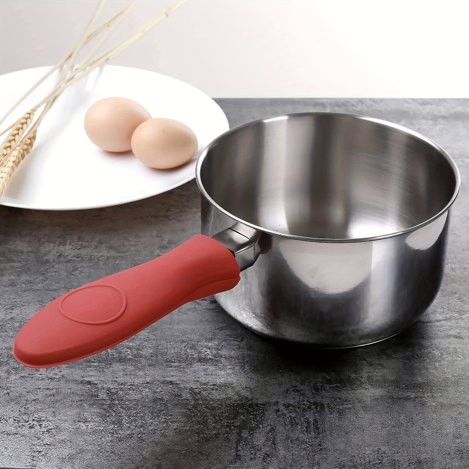 2pcs Silicone Hot Handle Holder for Cast Iron Skillets
