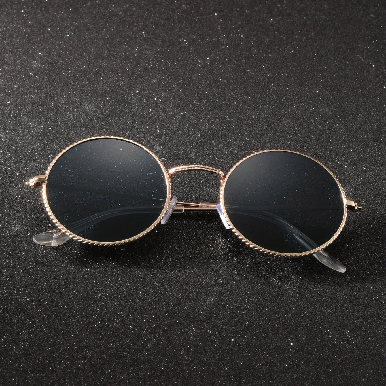 Retro Metal Round Frame Sunglasses