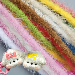 Long Wool Yarn Solid Thick And Dense DIY Doll Accessories