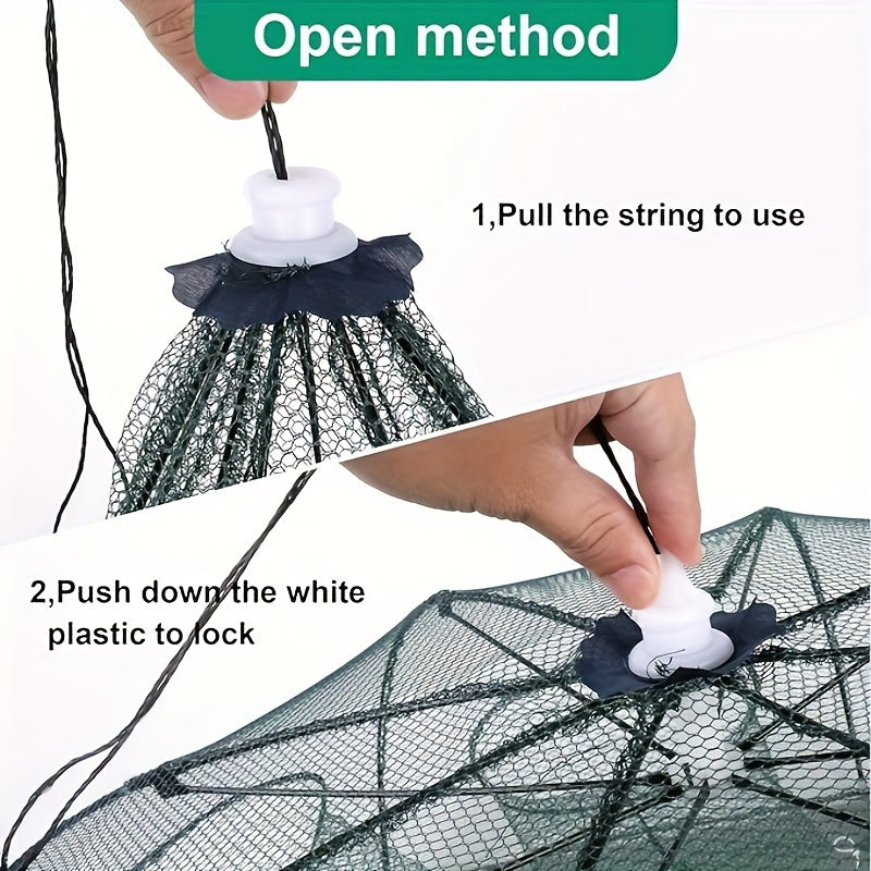 Foldable Fishing Net Fishing Cage For Crab Minnow Crayfish