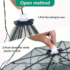 Foldable Fishing Net Fishing Cage For Crab Minnow Crayfish