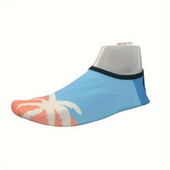 Coconut Tree Pattern Water Shoes Lightweight Non slip Snorkeling Beach