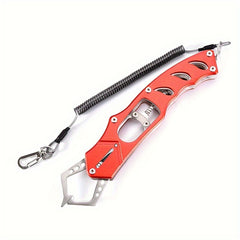 Portable Stainless Steel Fishing Pliers with Hand Rope