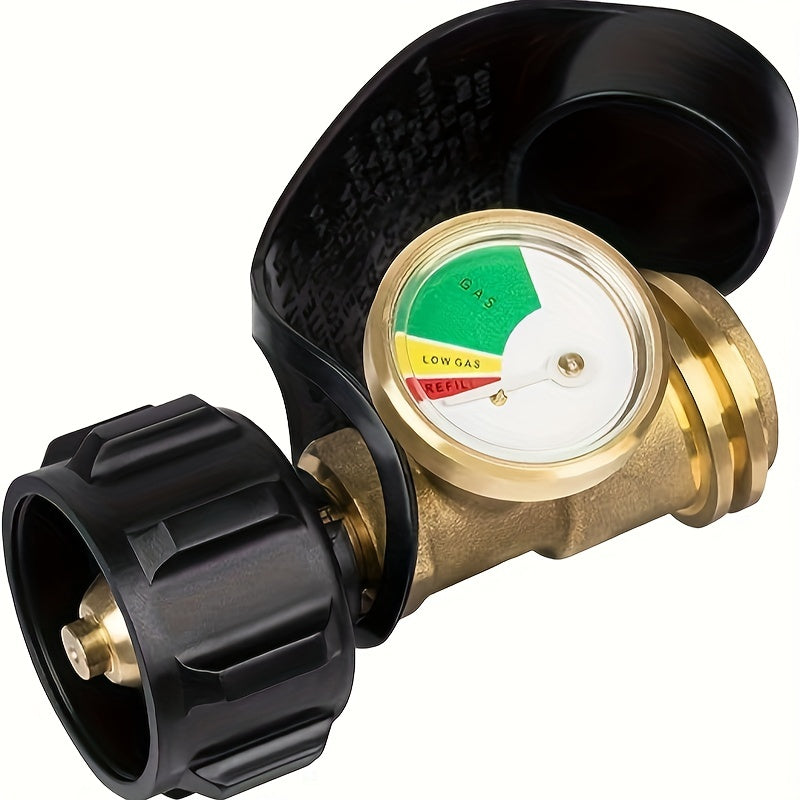 2pcs Propane Tank Gauge Level Indicator Leak Detector Gas Pressure Meter