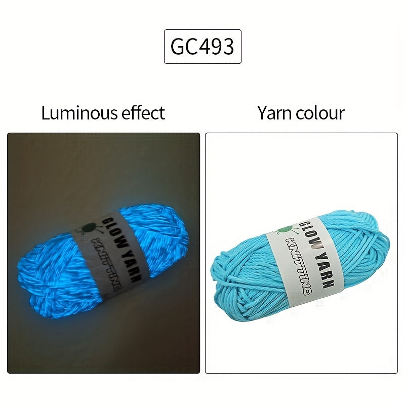 4pcs Glow In The Dark Yarn Luminous Cotton Yarn DIY Knitting Crocheting Supplies