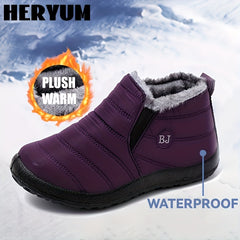 Women's Waterproof Fleece Ankle Boots