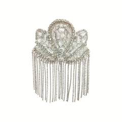 Glittered Fringe Shoulder Titles for Performance Wear