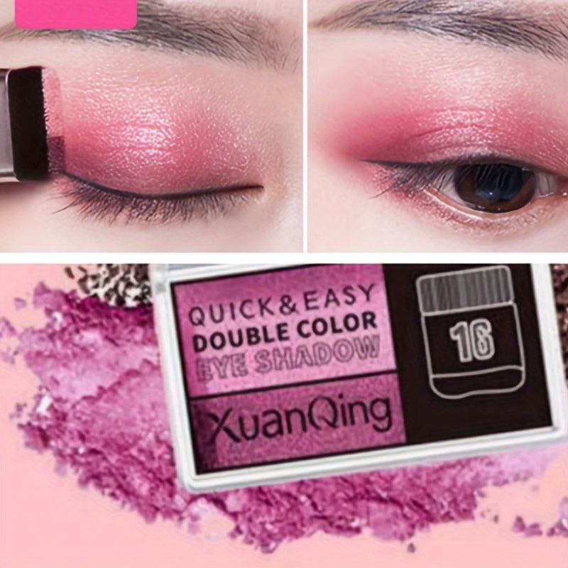 Pink Eyeshadow Double Gradient Natural Smudge Proof Makeup