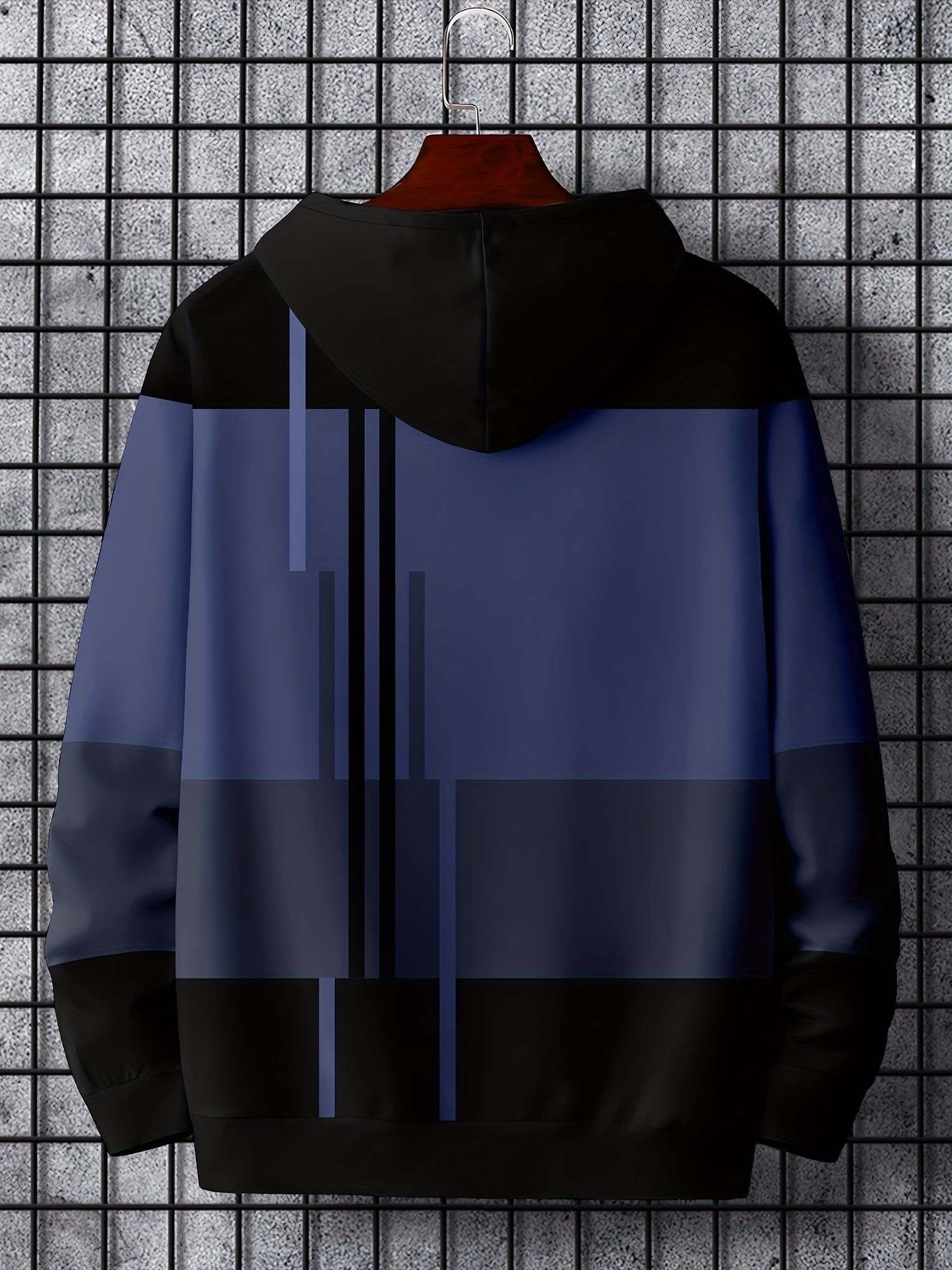 Graphic Hoodie With Kangaroo Pocket Loose Hooded Pullover