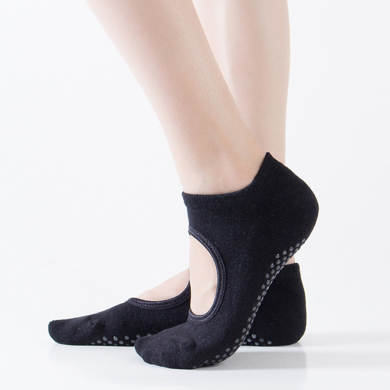 Soft Non Slip Cushioned Socks for Yoga Pilates Ballet Small