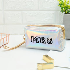 Y2K Laser Letter Pattern Makeup Bag For Women