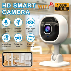 1080P Wireless Infant Home Camera with Motion & Sound Detection