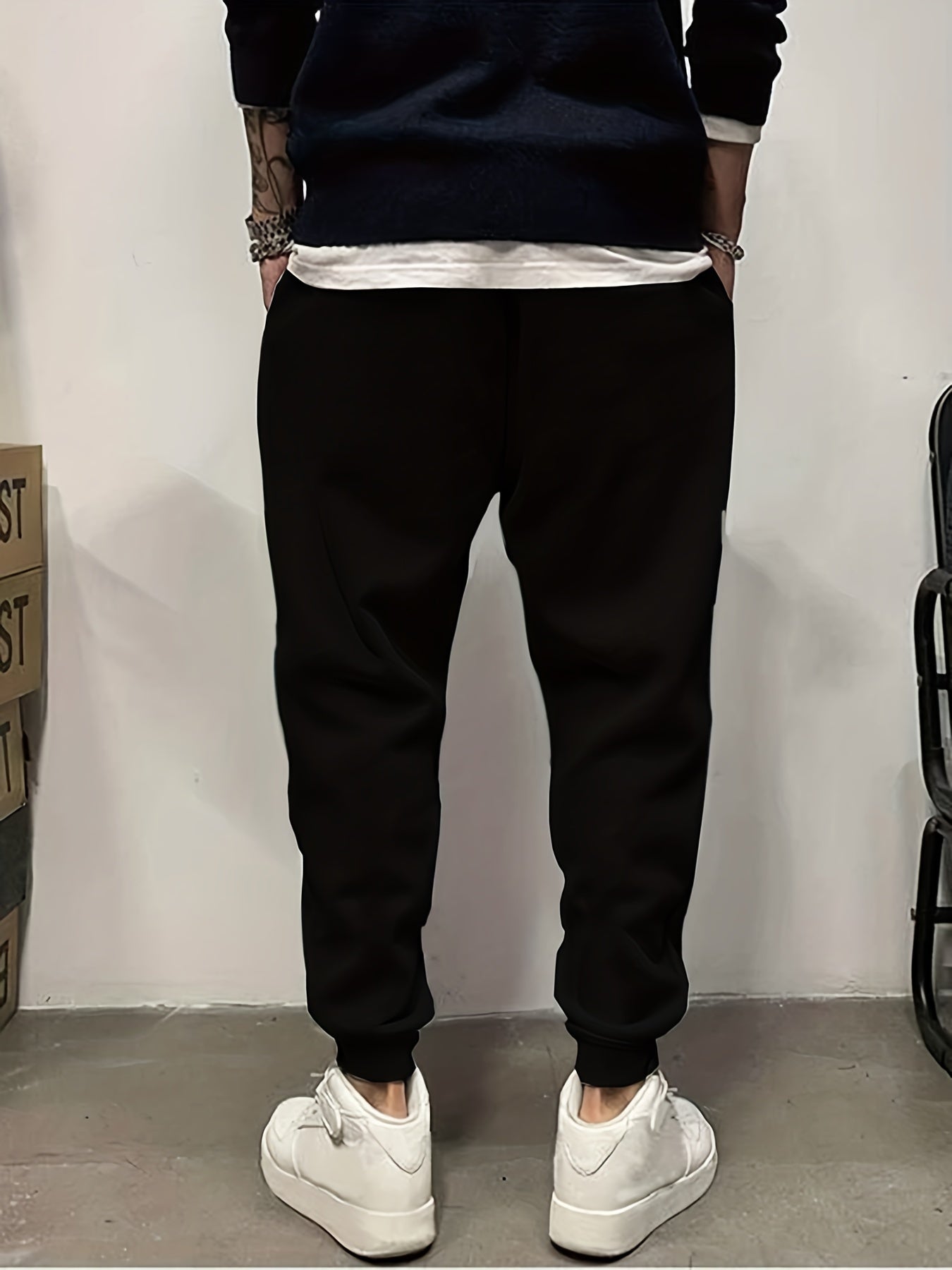Pattern Printed Men s Trousers With Pockets Active Sweatpants